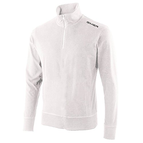 GIMER Pile, Maglia Uomo, Bianco, L