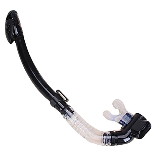 SKAISK Silicona Negra Tubo respirador Totalmente seco Equipo de Snorkel Set Snorkeling Kit Deportes subacuáticos