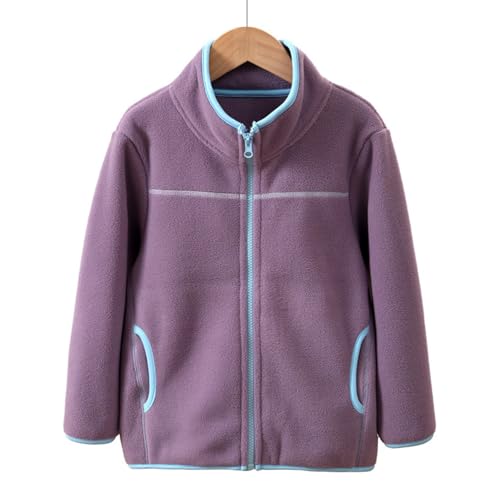 2025 Trendy Coat Jacket for Kids Boys Girls Fuzzy Fleece Zip Up Coat Teens Oversized Outwear Winter Warm Sweatshirt2