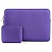 MOSISO Water Repellent Lycra Sleeve Bag Cover Compatible 13-13.3 Inch Laptop with Small Case Compatible MacBook Charger, Ultra Violet