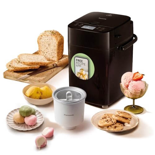 Panasonic SD-PMC101KXE Panificadora 400 g y Heladera 400 ml, Negro