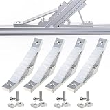 4Sets 45 Degree/135 Degree Strong Support Corner Bracket Connection Joint for 2020 Series Aluminum Extrusion Profile with Screws and T-Slot Nuts (135 Degree Bracket)