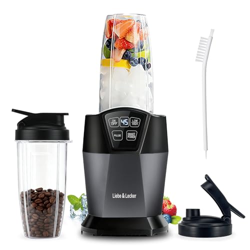 Liebe&Lecker Smoothie Blender, 1200 Peak Watts Blender for Smoothies, Blenders
