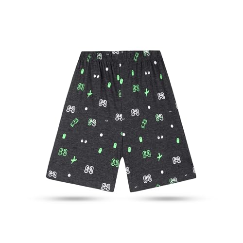 Image of T2F Boys Cotton Shorts Pack of 5 | Printed Knee Length Shorts | Soft Comfortable Everyday Wear for Kids