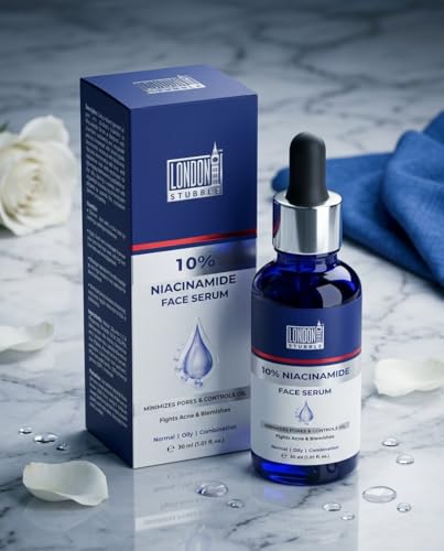 Image of 10% Niacinamide Face Serum, Minimizes Pores, Controls Oil, Fights Acne and Blemishes, 30ml