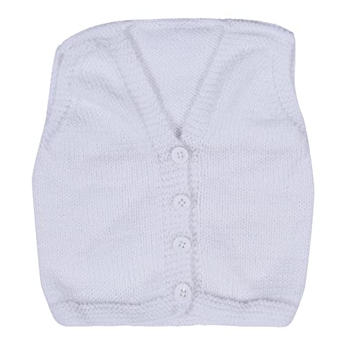 Image of Handmade Daily Use New Born Baby Combo Sweaters Upto 6 Months for Boys & Girls Pack of 2 Color: Multicolor (RTZNBPWC 03)