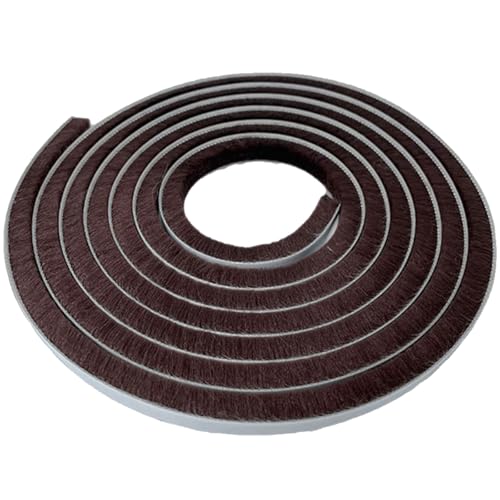 Unikicool Burlete persiana,Cepillo burlete mosquitera,Junta de Cepillo Inferior de la Puerta,Aislante Térmico,Antipolvo,Antiinsectos,Insonorizado,para Puertas y Ventanas Interiores y Exteriores