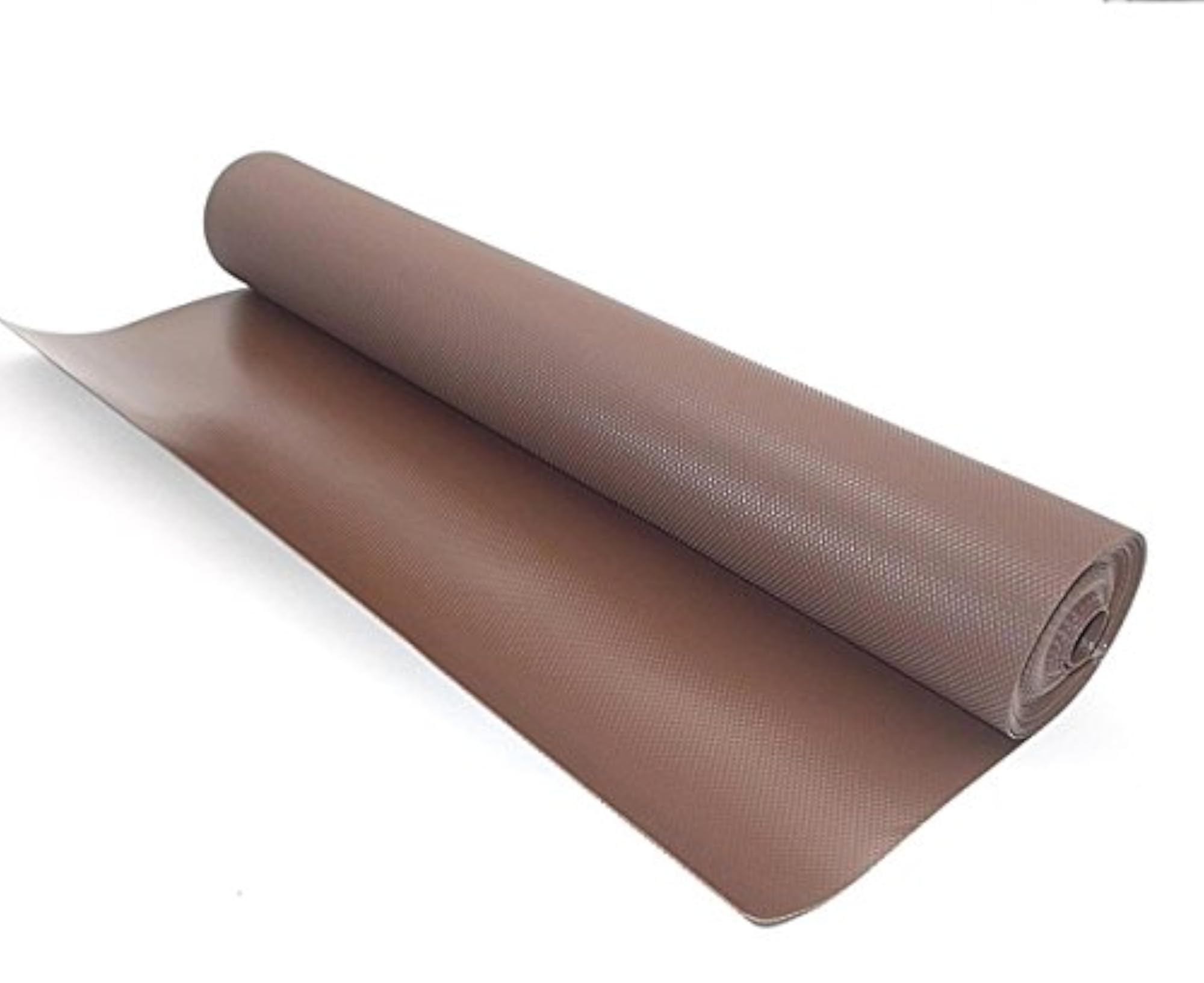 PVC Multipurpose Textured Anti-Slip Mat, Brown