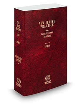 Paperback Insurance Code Annotated, 2014 ed. (Vol. 53, New Jersey Practice Series) Book