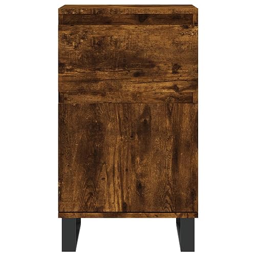 Cómoda de madera con patas de metal en un sofisticado acabado moderno y resistente 6