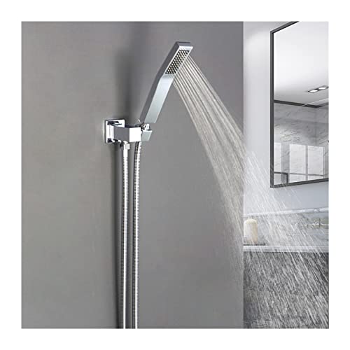 Flexible de douche en laiton chromé pour système de pommeau portable - 7