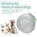 STARSUM Dog Nebulizer Lying Cup and Inhaler Mask,White Pet Oxygen Mask, Suitable for Medium-Sized Dogs (Nebulizer Unit Not Included) M