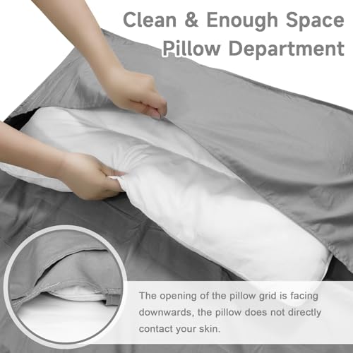 image for VVAYHUA Sleeping Bag Liner, Self Tan Sleep Sack, Adult Sleep Sack, Two