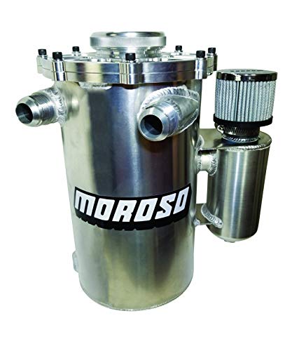 Moroso 22617 Pro Mod Style Dry Sump Tank 7 Od Split Top W Breather Tank Dual ...