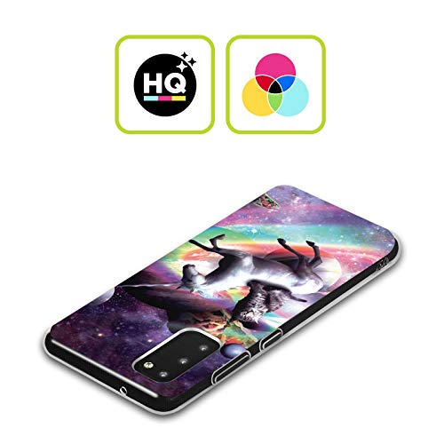Funda Samsung S23+ 5G flexible y ultrafina con estampado de gato cósmico 2