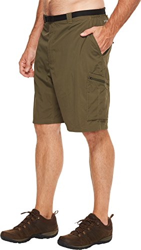 Image of Columbia Men's Regular Fit Shorts (AM4723 Cypress Heather Camo Print 40)