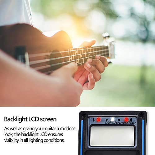 Acoustic Guitar Pickup Digital Tuner 5 Band EQ Equalizer para condiciones de iluminación en escenario miniatura 3