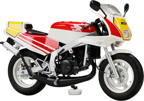 ホビージャパン 1/12 HJMバイクシリーズ No.1 Honda NSR50 '89 ロスホワイト×ファイティングレッド 色分け済みプラモデル HJMB001