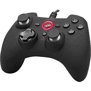 Speedlink RAIT Gamepad – Gaming Controller Wired with Vibration Function for PC/PS3/Switch, USB Cable Connection, Black