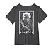 F-CAW-F Crow Tarot Card Funny Halloween Vintage On Back T-Shirt, Women's Plus, Dark Heather Grey, 3X