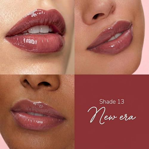 Image of MILA BEAUTE Gloss Girl Lip Gloss|Enriched With Mango Seed Butter & Hyaluronic Acid |Light Weight & Non-Sticky Formula|Gives Fuller-Lip Effect & Extra Hydration | High Shine Finish-New Era, 2.8 Ml