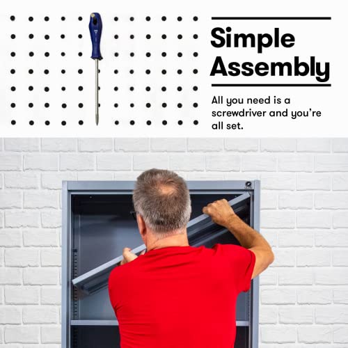 Fedmax 7434503791791 Heavy Duty Metal Garage Storage Cabinet thumb #6