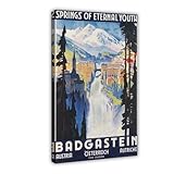 XYSWDD Österreich-Wandbild, Bad Gastein-Druck, 
