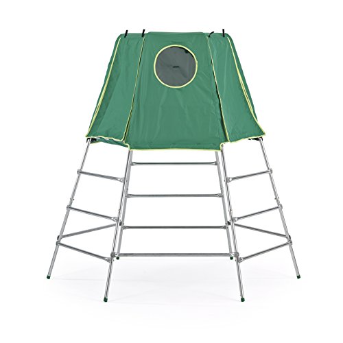 TP Toys Explorer 2 Platform & Tent Climbing Set Jungle Gym, Green, Model:TP843 - Thumbnail 6