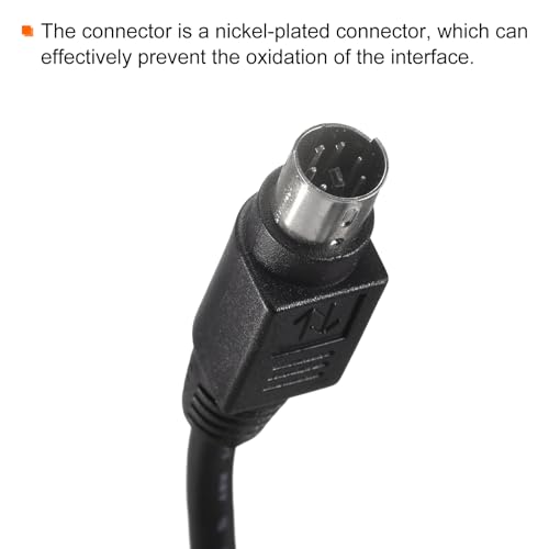 Cable de extensión PS/2 mini DIN de 6 pines contra desconexiones de teclado y escáner de PC 3