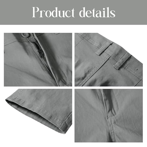 Oymyakon Men's Slim Fit Chino Pants Casual Stretch Dress Pants Cotton Tapered Trousers2