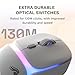 GLORIOUS Gaming Model D3 Wireless Gaming Mouse - InfinitePlay Swappable Battery, 130H Battery Life, 8k Polling, 130M Optical Switches, Ultralight 69g, 30K DPI Optical Sensor, RGB - White
