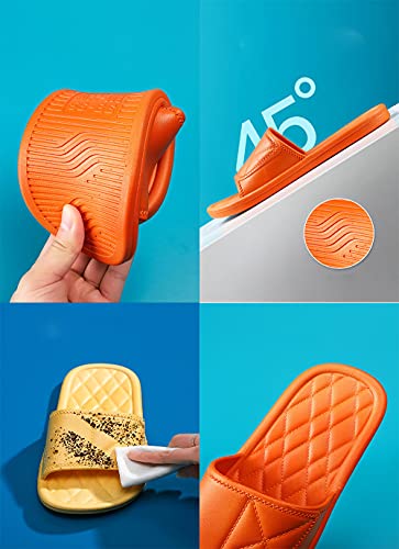 Unisex couple style bathroom indoor home slippers non slip soft comfortable simple slippers4