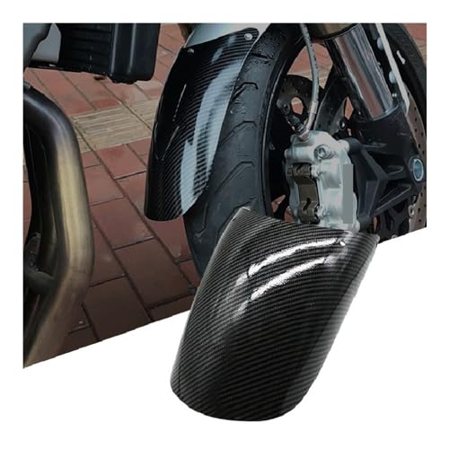 Garde-boue moto universelle en carbone pour extension de roue