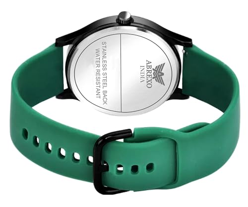 Image of Speed-Master Series Round Dial Date Working Silicone Strap Analog Quartz Mechanism Boys Watch for Men
