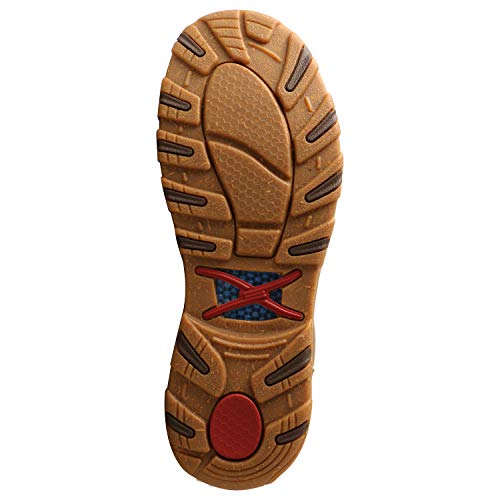 Image of Twisted X Men's Men'S Cellstretch Double Gore Driving Shoes Moc Toe Brown 7.5 EE US