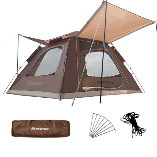 EchoSmile �����^�b�`�e���g 4�l�p �^�[�v�|�[���t�� �|�b�v�A�b�v�� �ȒP�g�� �h���h�� ���[�ȒP 3000mm �ϐ��� UV�J�b�g 99�� �h��l�b�g�t�� �L�����v �Ƒ��p�e���g �h�� �y�ʐ݌v �t�@�~���[