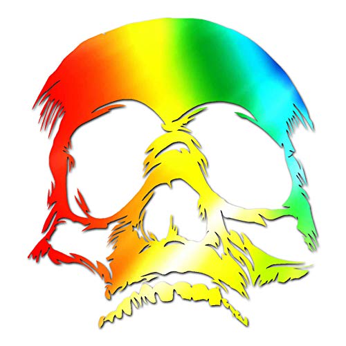 Image of Skull Bones Skeleton - Vinyl Decal Sticker - 3.75 inch x 4 inch - Tie Dye