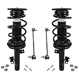 Detroit Axle - 4pc Front Strut Coil Spring & Sway Bar Link for 2004-2009 Mazda 3 Excludes Mazda Speed - [2006-2010 Mazda 5]