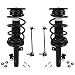 Detroit Axle - 4pc Front Strut Coil Spring & Sway Bar Link for 2004-2009 Mazda 3 Excludes Mazda Speed - [2006-2010 Mazda 5]