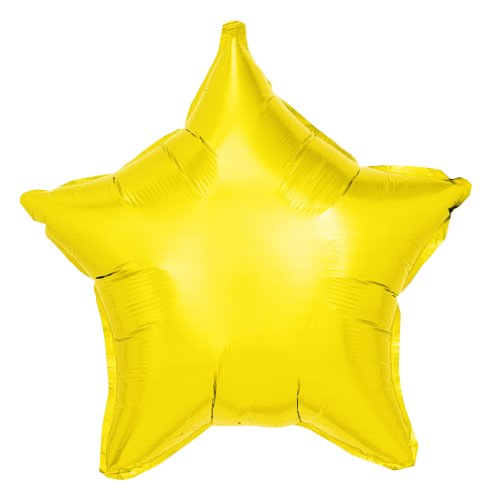 Preisvergleich Produktbild Betallic F10012S - Folienballon 19 Zoll - Stern, gelb