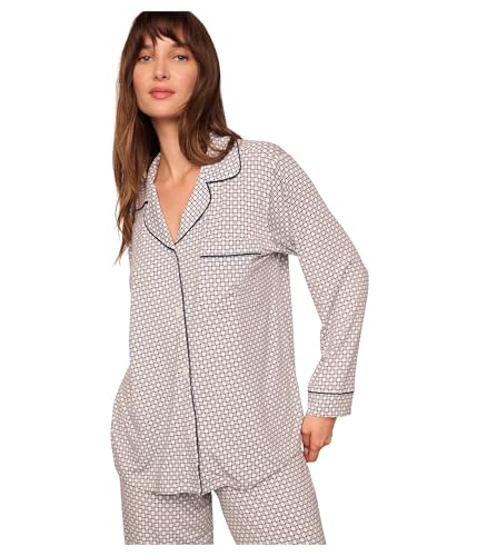 Image of Eberjey Women's Gisele Printed Long PJ Set