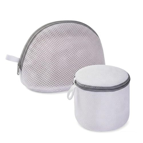 SUNSMAI 2er Set Wäschenetz Klein Wäschenetz BH für Dessous Unterwäsche und Socken feinmaschiger Waschbeutel mit Reißverschluss formstabil für Waschmaschine