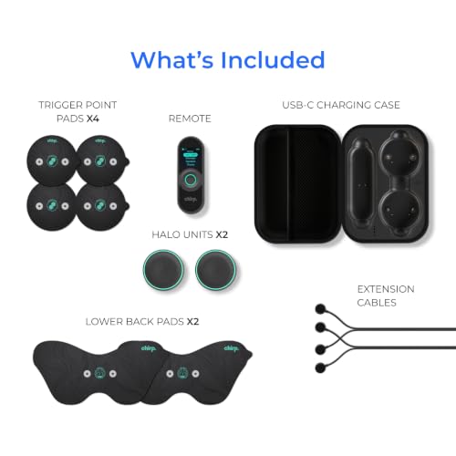 Image of Chirp Halo Wireless Muscle Stimulator - Designed to Relieve Muscle Discomfort - Double Muscle Stimulator