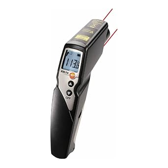 Testo 0560 8314 830-T1 IR Thermometer, 30:1 Optics and Dual Laser