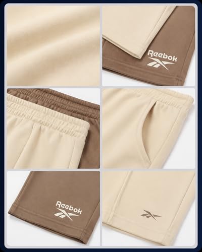 Reebok Boys French Terry Pull-On Pocket Shorts for Sports & Play 2-Pack - image 4