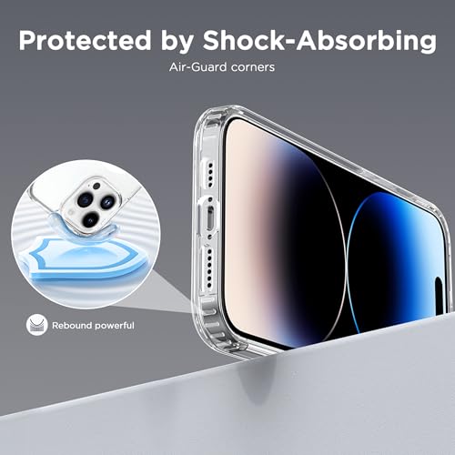 Image of CACOE Magnetic Case for iPhone 14 Pro 6.1 inch, Clear