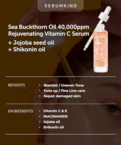 Vitamin-C-Serum-Korean-Face-Skincare-Facial-Serums-for-Aging-Skin-Skin-Serum-for-Anti-Aging-Discoloration-Correcting-Pure-Sea-Buckthorn-Oil-40000-ppm-Facial-Vit-C-for-Women-and-Men