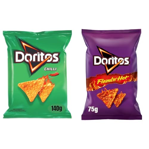 Pack Doritos Chili 3 x 140gr + Doritos Flamin Hot 4 x 75gr