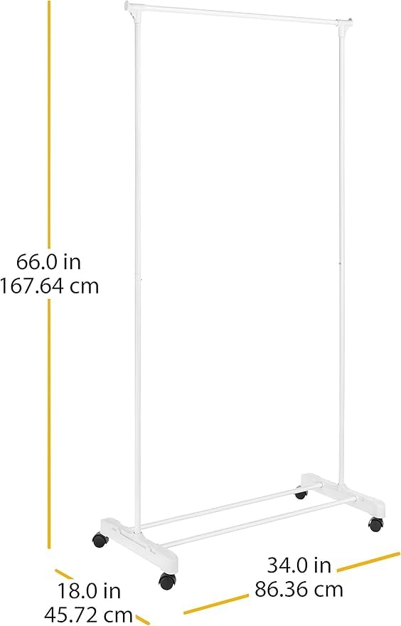 Boottique Child Garment Rack- Kids Closet Organizer- with Childrens Velvet Hangers (Extender Poles)