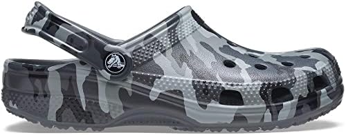 Crocs Unisex-Adult Classic Camo Clogs, Slate Grey Camo, 6 Men/8 Women | Image 2
